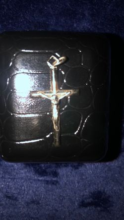Sterling silver cross with Jesus