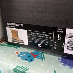 Sorel Youth Caribou WP Size 5