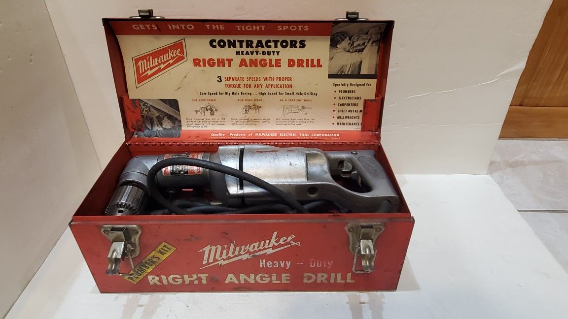 Milwaukee Right Angle Drill Cat. # 1100-1