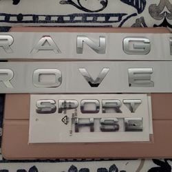 For Range Rover Sport HSE Letter Front Hood Rear Trunk Emblem Badge Accessories