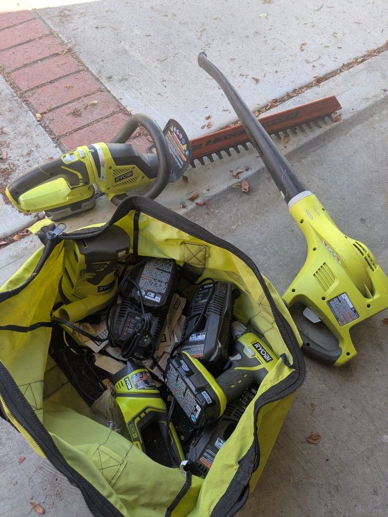 Ryobi Rechargeable Power Tools