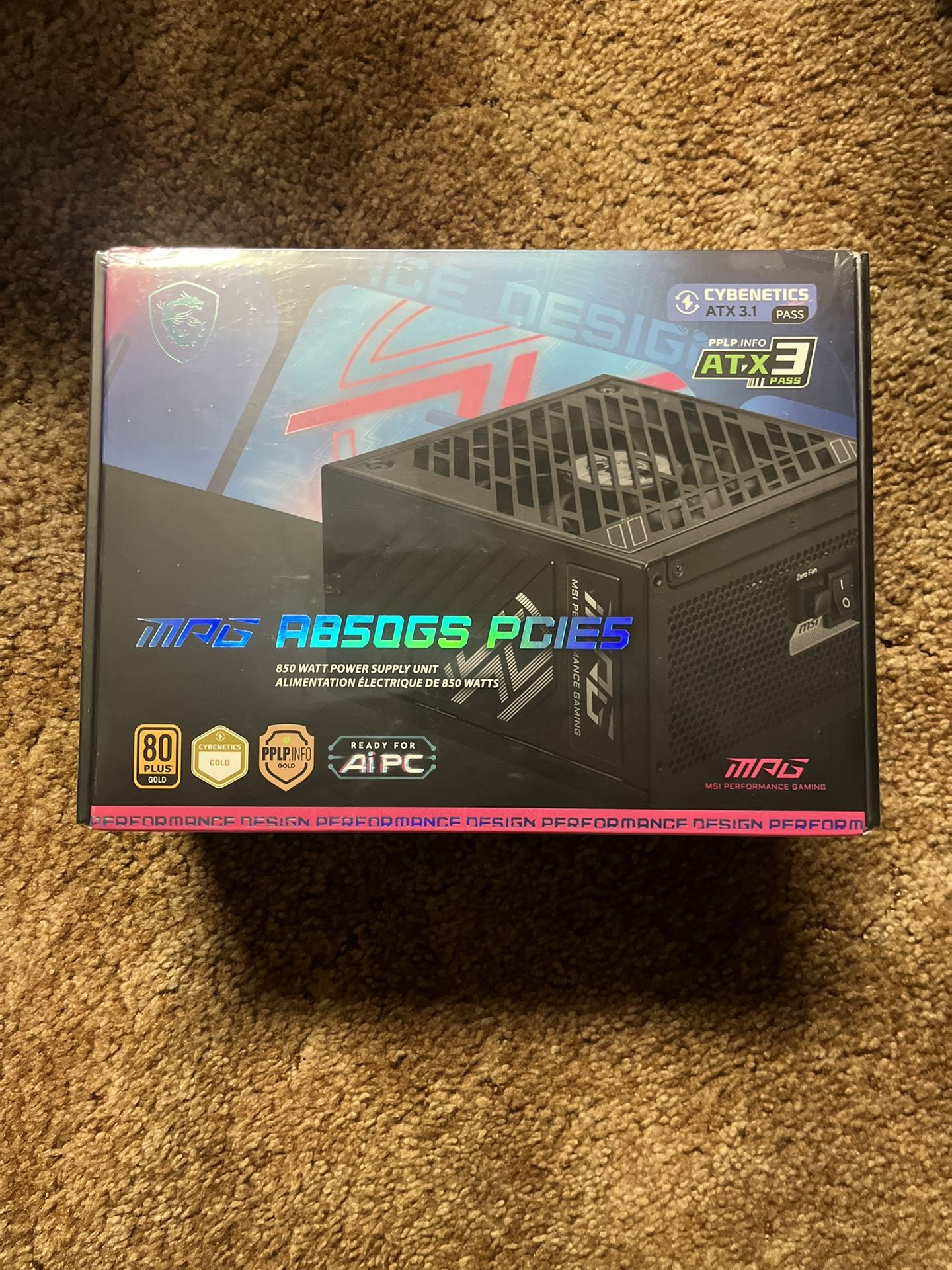 Brand New MSI 850 Watt PSU