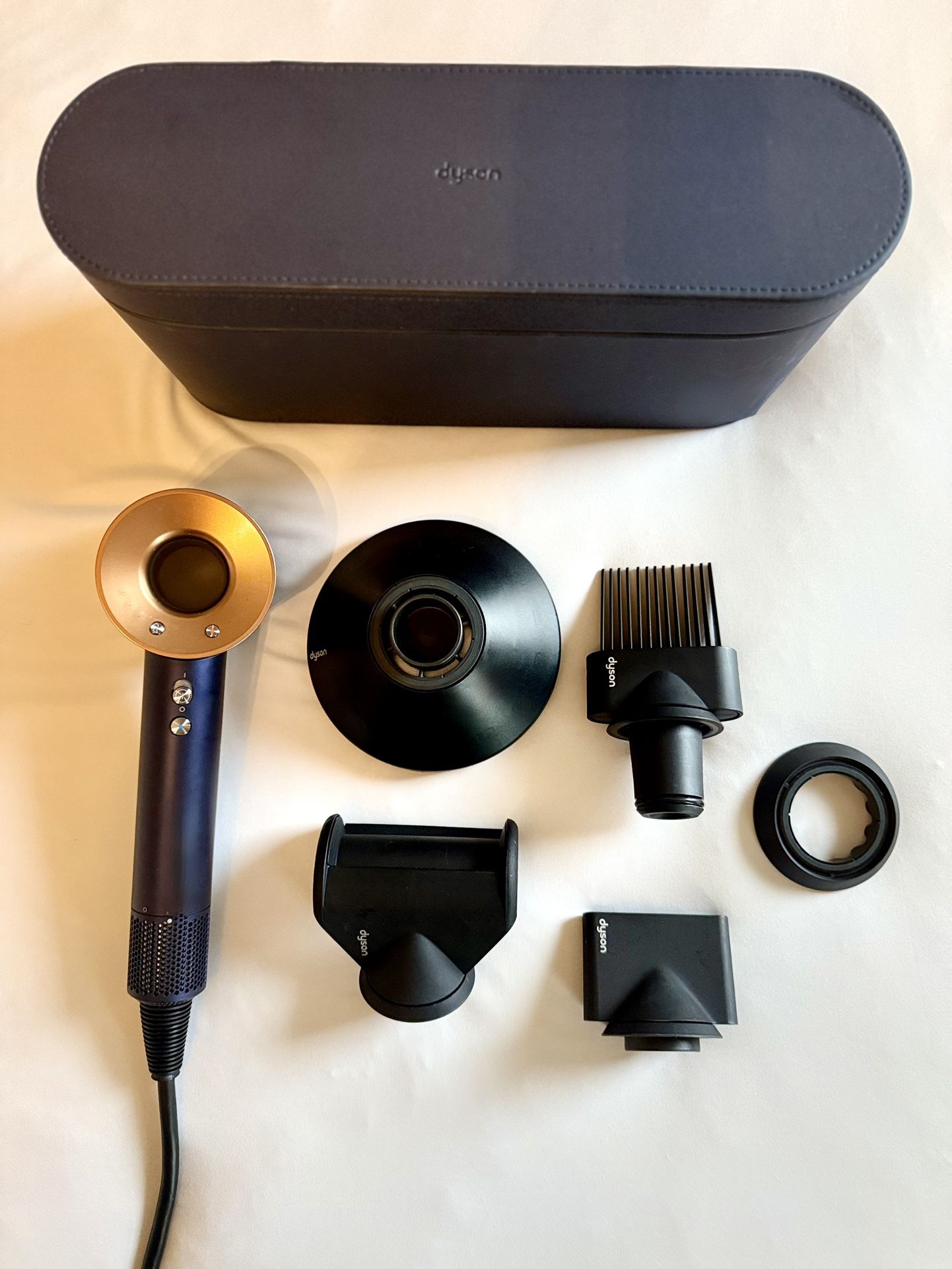 Dyson Supersonic Hair Dryer w/ 5 Attachments & Case