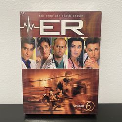 ER Season 6 DVD Box Set NEW SEALED TV Series Sixth Drama