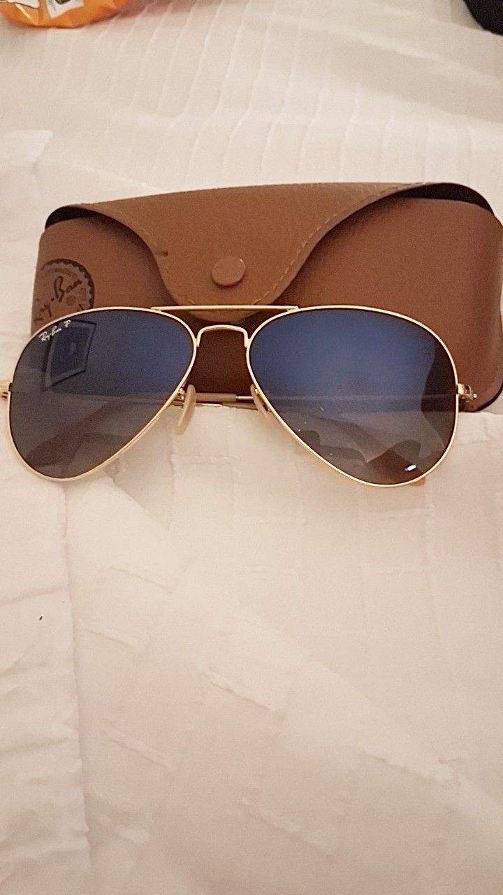 Polarized Ray Bans W/ Case