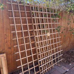 Wood Garden Trellises – Great for Vines, Climbing Plants, or Yard Decor