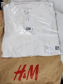 H&M XS Linen Blend long sleeve woman's shirt