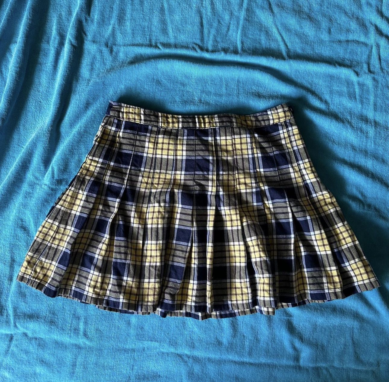 Forever 21 Pleated Plaid Skirt