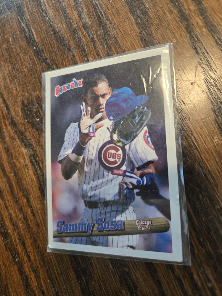 Bazooka 1996 Sammy Sosa Baseball Card 