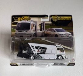 Hot Wheels Team Transport '07 Honda Civic Type R & Kuusuku Hauler