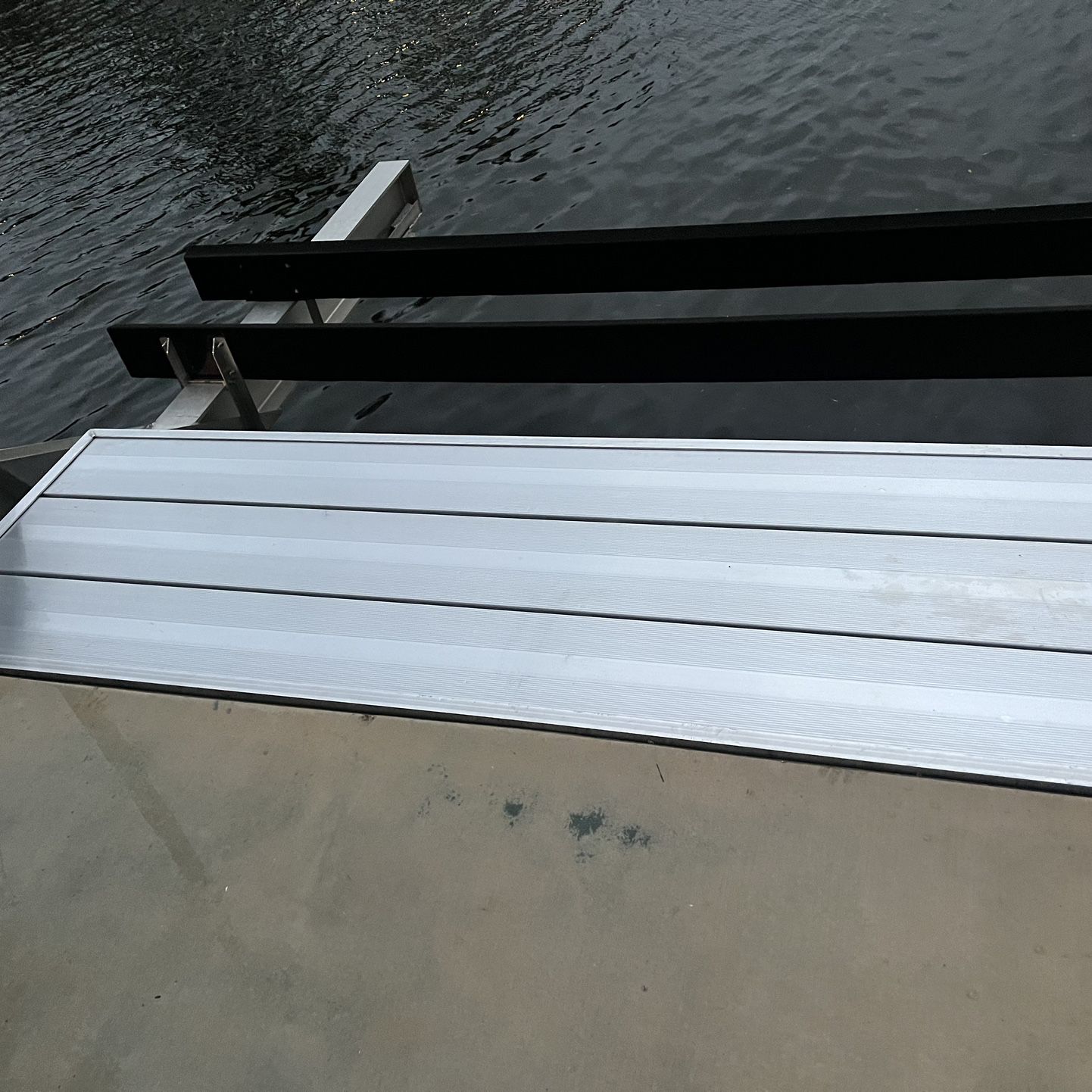Boat Lift Aluminum Boarding Platform