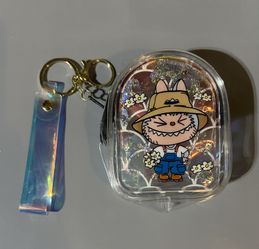 Mini keychain clear book bags with character on them