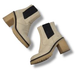 Free People James Chelsea Ankle Boots in White Size 41 (US Size 10) $198 MSRP   The Free People James Chelsea Ankle Boots in White Size 41 (US Size 10