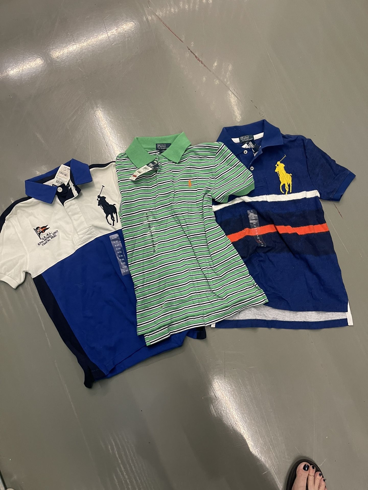 New Lot Ralph Lauren Polo Size Small 8 Boys Shirts