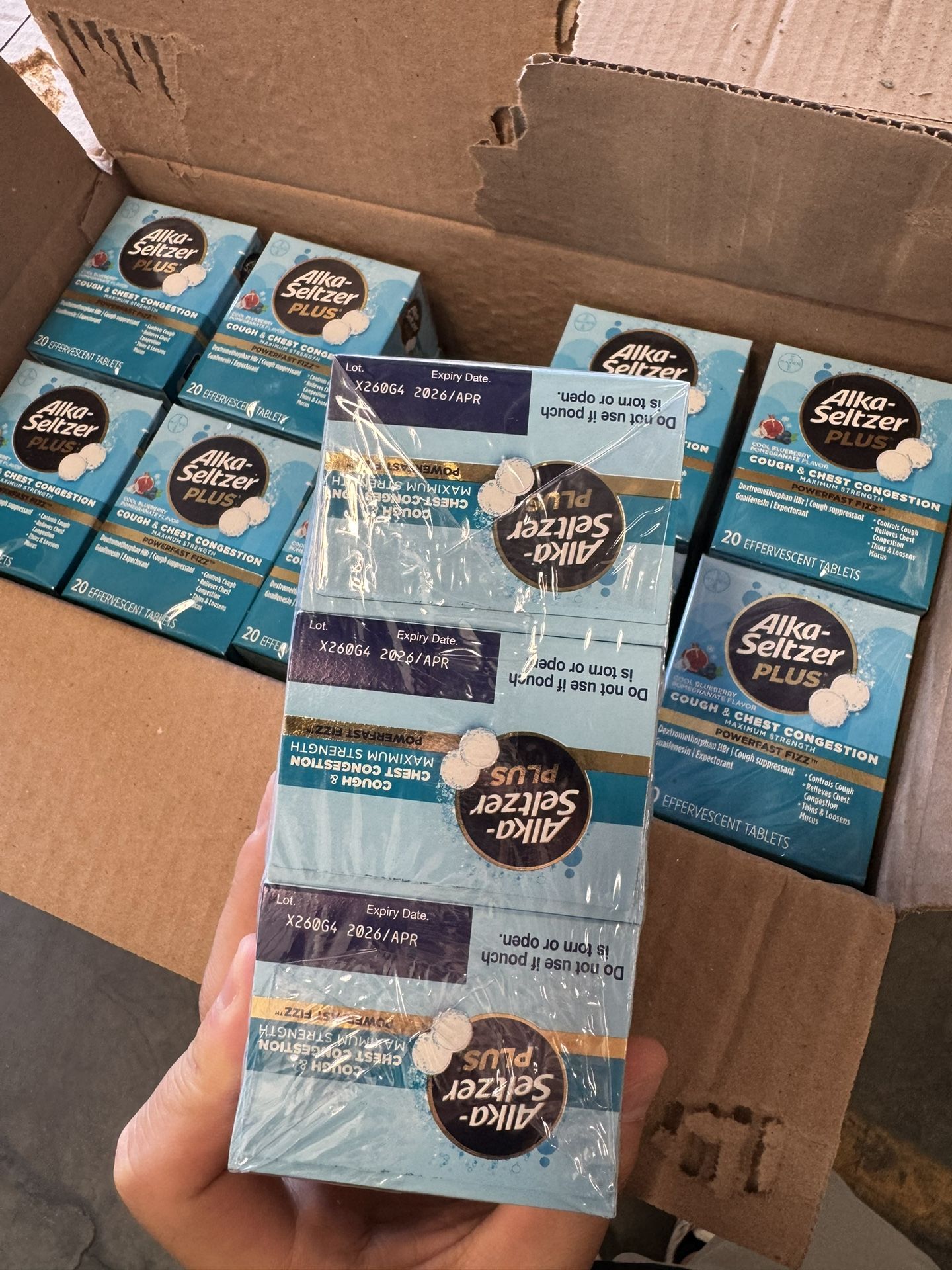 1 Pallet - Alka Seltzer Plus