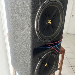 2 , 10” Kicker Subwoofer 