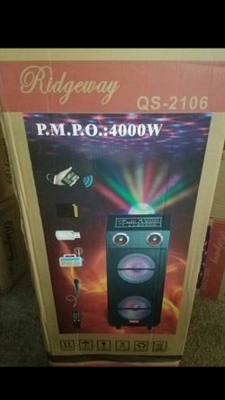 2x10" Bluetooth speaker