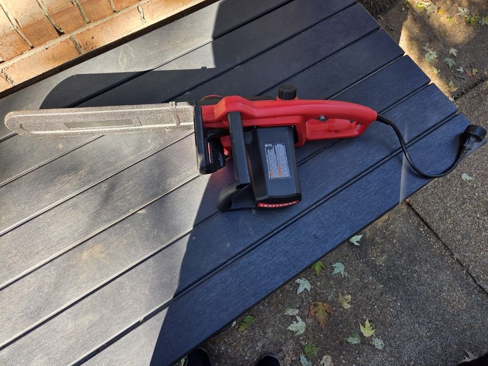 CRAFTSMAN Electric Chainsaw, 16 Inch, 12 Amp Corded Chain Saw Electric (CMECS600)