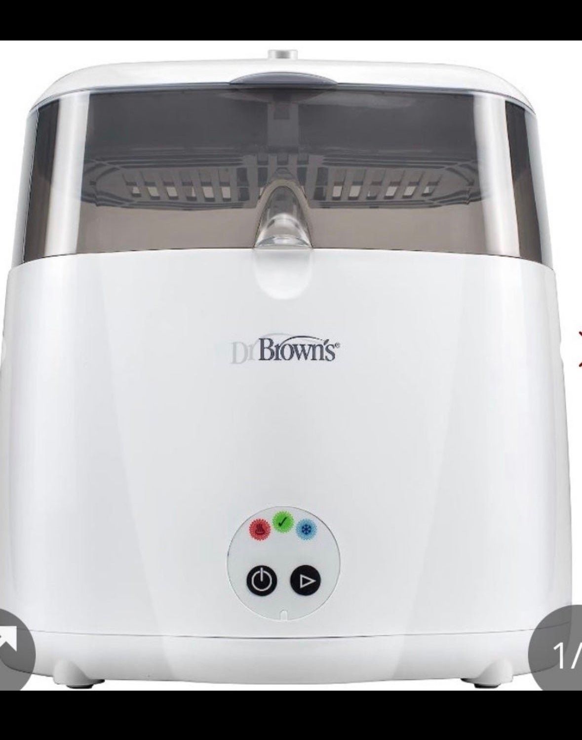 Dr. Brown’s Deluxe Electric Sterilizer For Baby Bottles And Other Baby Essentials