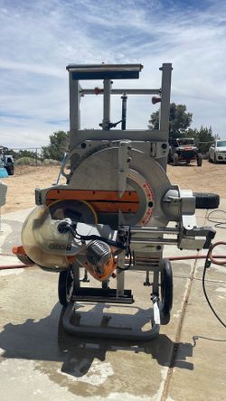 Rigid Miter Saw utility vehicle
