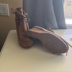 Tan Suade Michael Kors Plarform Botties For Sale