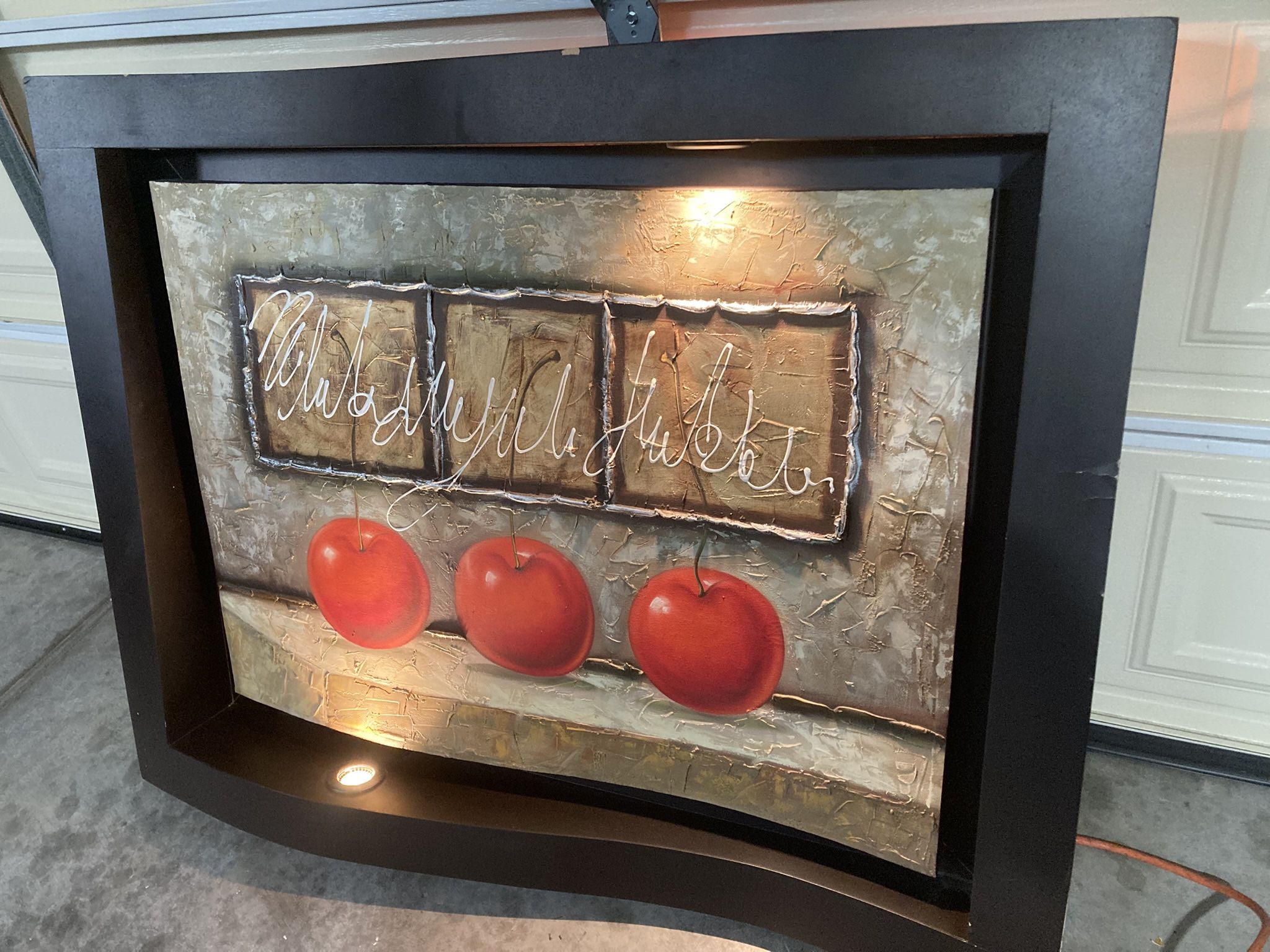 Picture Frame With Light Near Warm Springs And Green Valley