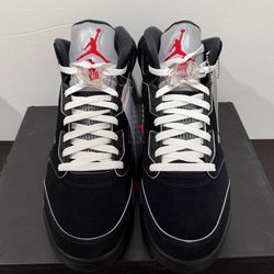 Air Jordan 5 Retro Black Metallic: Size 10