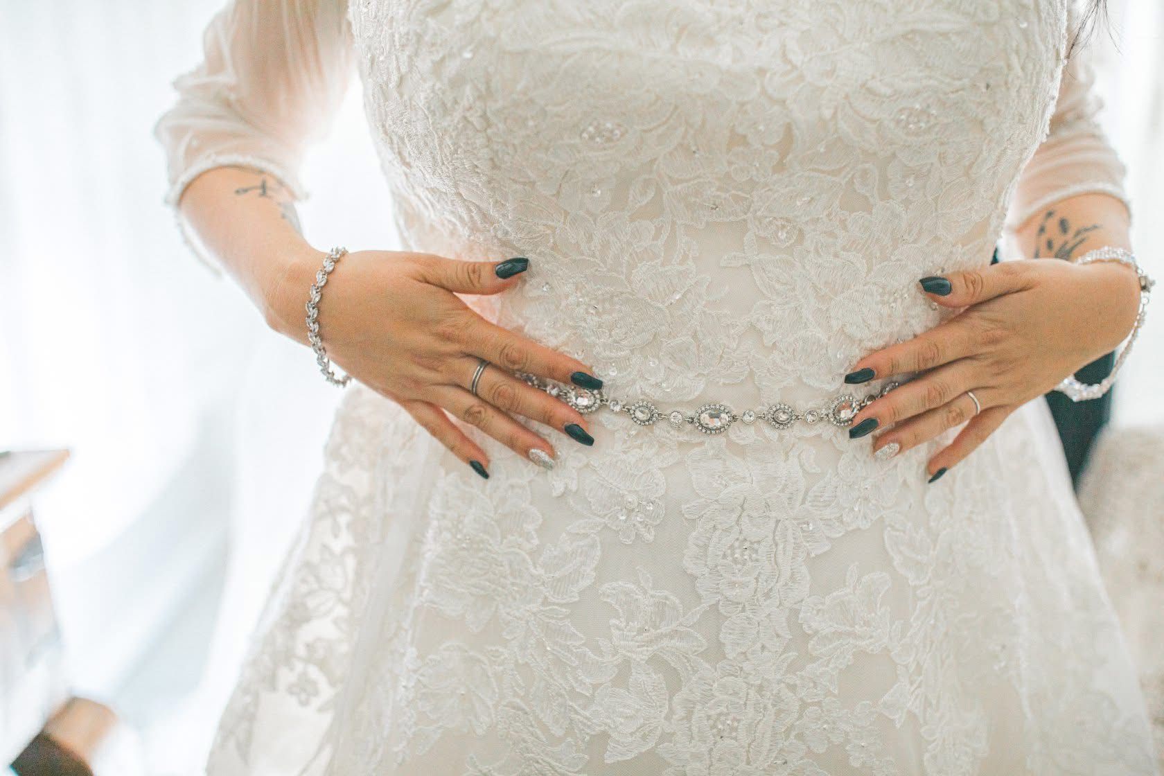 Wedding Dress And Veil