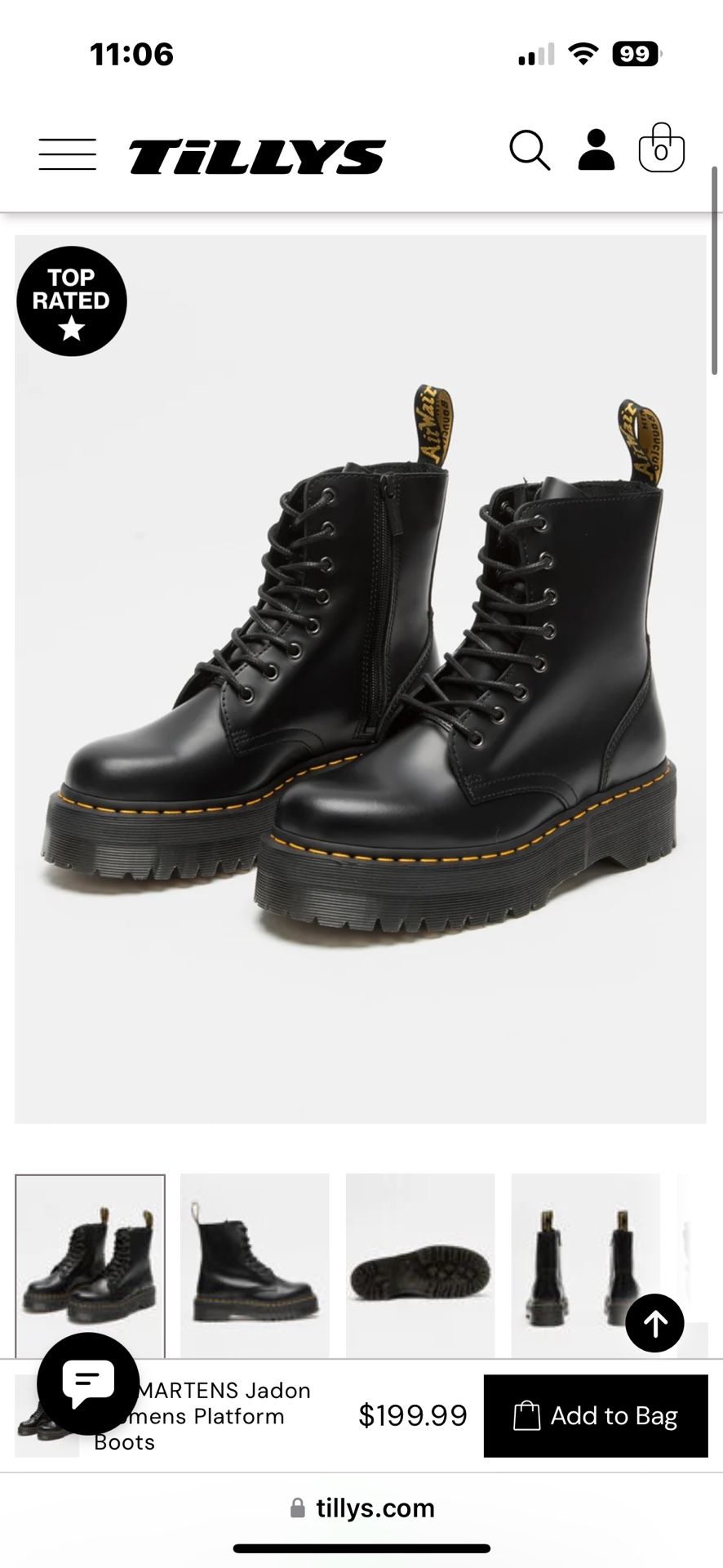 Doc Martin Platform Boots 