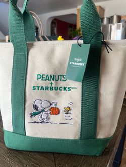Peanuts x Starbucks Canvas Tote Bag