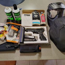 Kwa atp gas airsoft BB pistol custom full auto kit