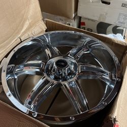 Set Of 4 22” 5x127 Jeep Dodge Chrysler New American Racing