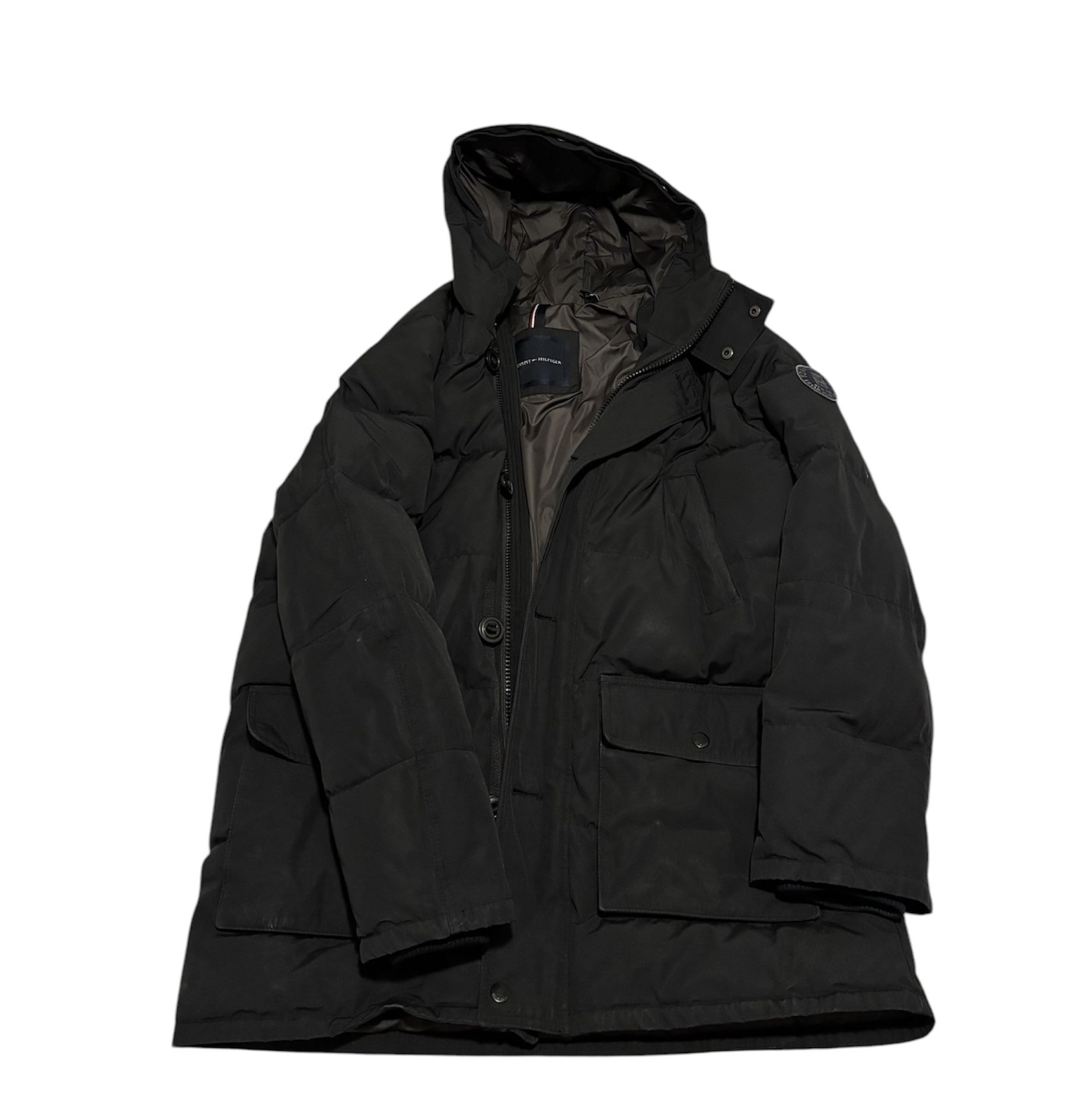 Tommy Hilfiger Quilted Arctic Cloth Bomber Jacket men’s Size Large