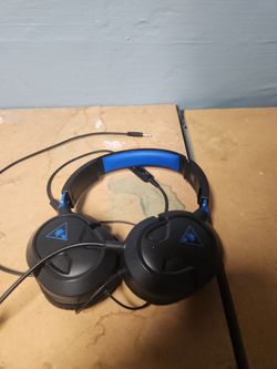 Turtle Beach Ear Force Recon 50P Wired Gaming Headset - Black/Blue (PS4, PS5, PC)