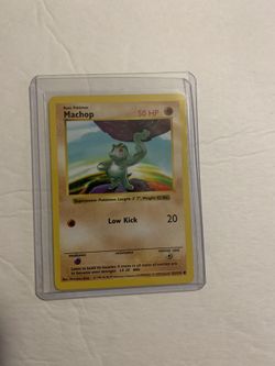 pokemon machop shadowless 1999