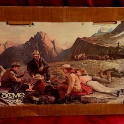 ACME Boots Vintage Cardboard Sign JOHN CLYMER