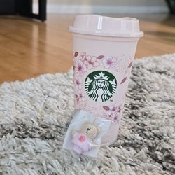🌸Brand New 2026 Starbucks JAPAN Sakura Cherry Blossom Reusable Cup 🌸