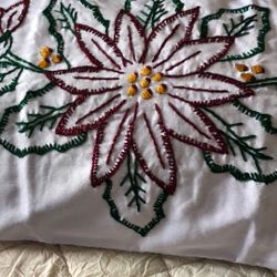 Fundas Para Almohada Regular Bordado A Mano 