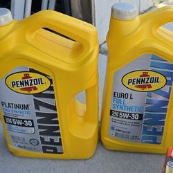 New Motor Oil and Filter 