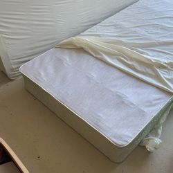 2 Single Box Springs Used Under A King Mattress