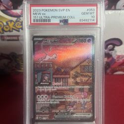 Pokemon Mew EX 151 Ultra Premium Coll PSA 10