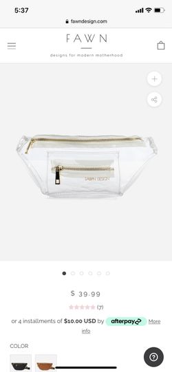 Clear Vinyl Fanny Pack 