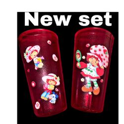 New cherry strawberry shortcake tumbler cups