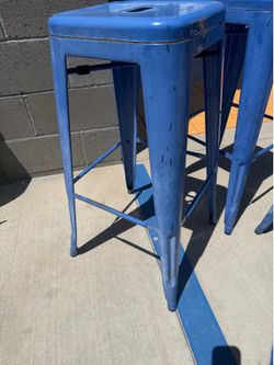 28-30 Blue Bar Stools