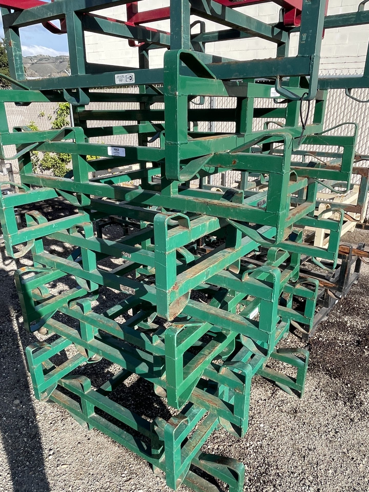 Wine Barrel Racks - Green