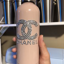 New Rhinestoned Pink Cup
