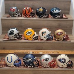 VINTAGE RIDDELL NFL MINI HELMETS