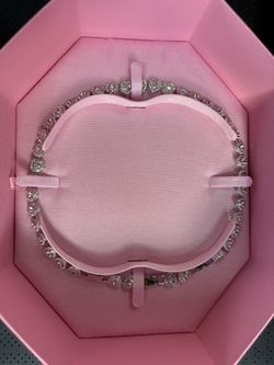 Real New Ariana grande x Swarovski heart necklace