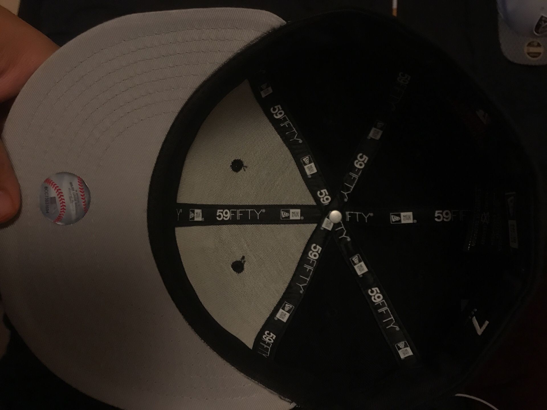 Black KC hat. Size 7 brand new still