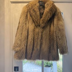 Japanese Tanuki Fur Coat – Fits up to Large